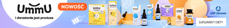 Suplementy diety UmmU dla dzieci i nastolatków na pamięć, koncentrację, lepszy sen i dobre samopoczucie.